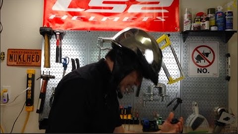 DEMONSTRATION - LS2 Helmets Rebellion Half Helmet - ROLL-OFF RESISTANT shell design.