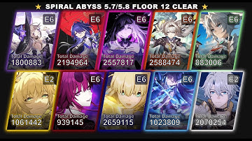 Honkai Star Rail 3.5 | Memory of Chaos F12 | E6 Hysilens & Others | 0 Cycle Showcase