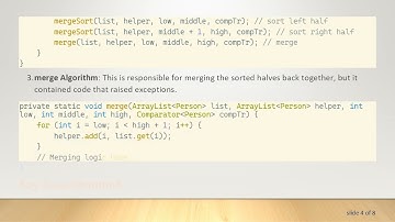How to Fix the Merge Sort Algorithm in Java and Return a Sorted Array