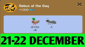 Rebus Of The Day Zoo 21 December | Zoo Rebus Of The Day | Rebus Of The Day X Empire