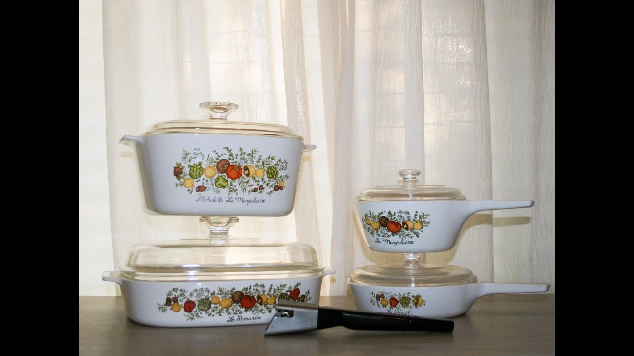 Pyrex Removable Handle Demonstration - Corning Detachable Handle - Turn Lock - Pyrex Collector ...