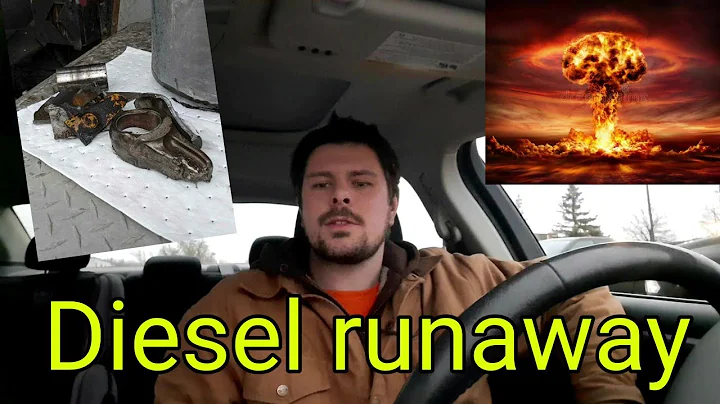 Runaway diesel engine