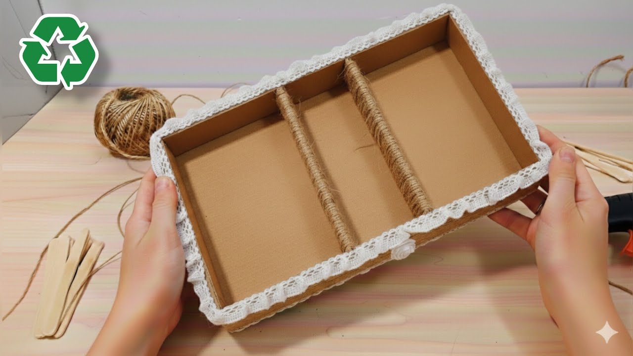 Don't buy another organizer box! How to change the decor with recycling?