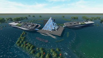 Master Planning of Prototype Architecture  in Flood Disaster Event : study animation #3