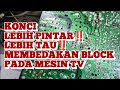 Vlog 158 penting wajib taumenentukan block pada mesin tv