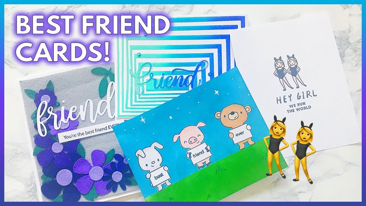 birthday card ideas for girl best friend