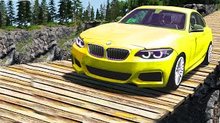 Cars vs Suspension Bridge - BeamNG.Drive by The BeamNG Experiment 1,173,672 views 2 years ago 1 minute, 47 seconds