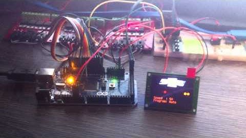 Arduino Looplicht 12 leds Oled Display 3