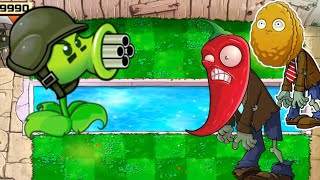 MINI GAMES | PLANTS VS ZOMBIES | THIS TIME THE ZOMBIES ARE DIFFERENT FROM THE BEFORE