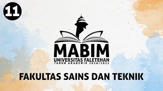 MASA BIMBINGAN (MABIM) UNIVERSITAS FALETEHAN : MATERI FAKULTAS SAINS DAN TEKNIK