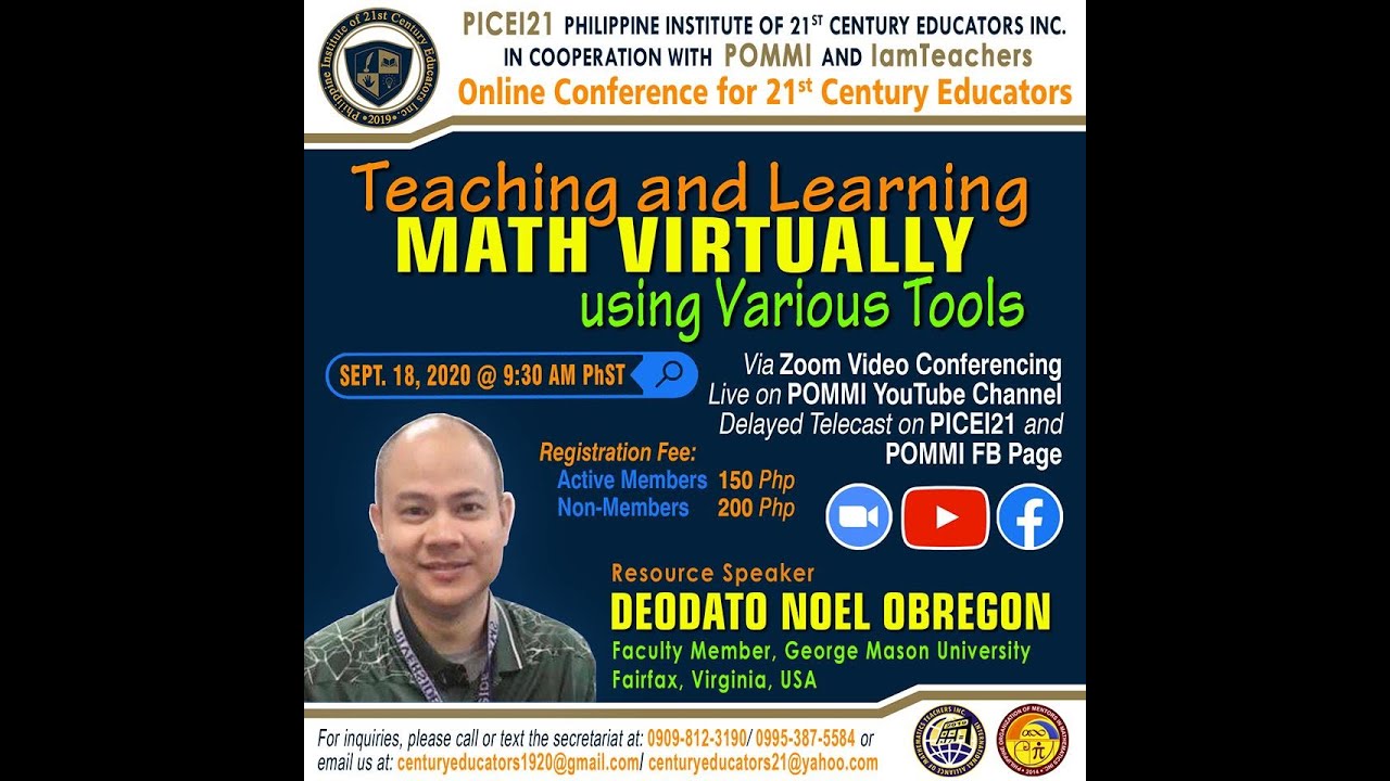 Teaching & Learning Math Virtually Using Various Tools - YouTube