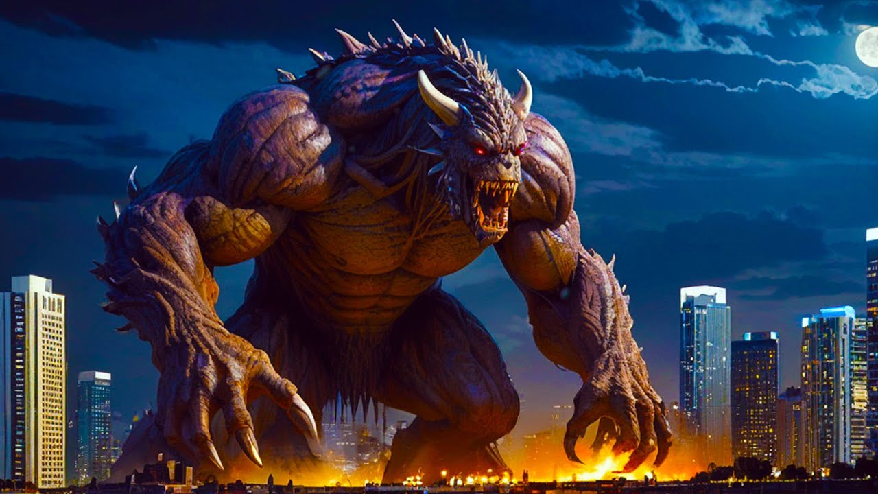 Blender with Stable Diffusion XL - Giant monster destroying the city at ...