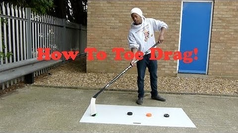 Toe Drag Drill - How To toe Drag Off Ice Hockey Tutorial