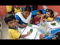 Activity vedio children made Trees using Real leaf/#RK KIDZEE Attur