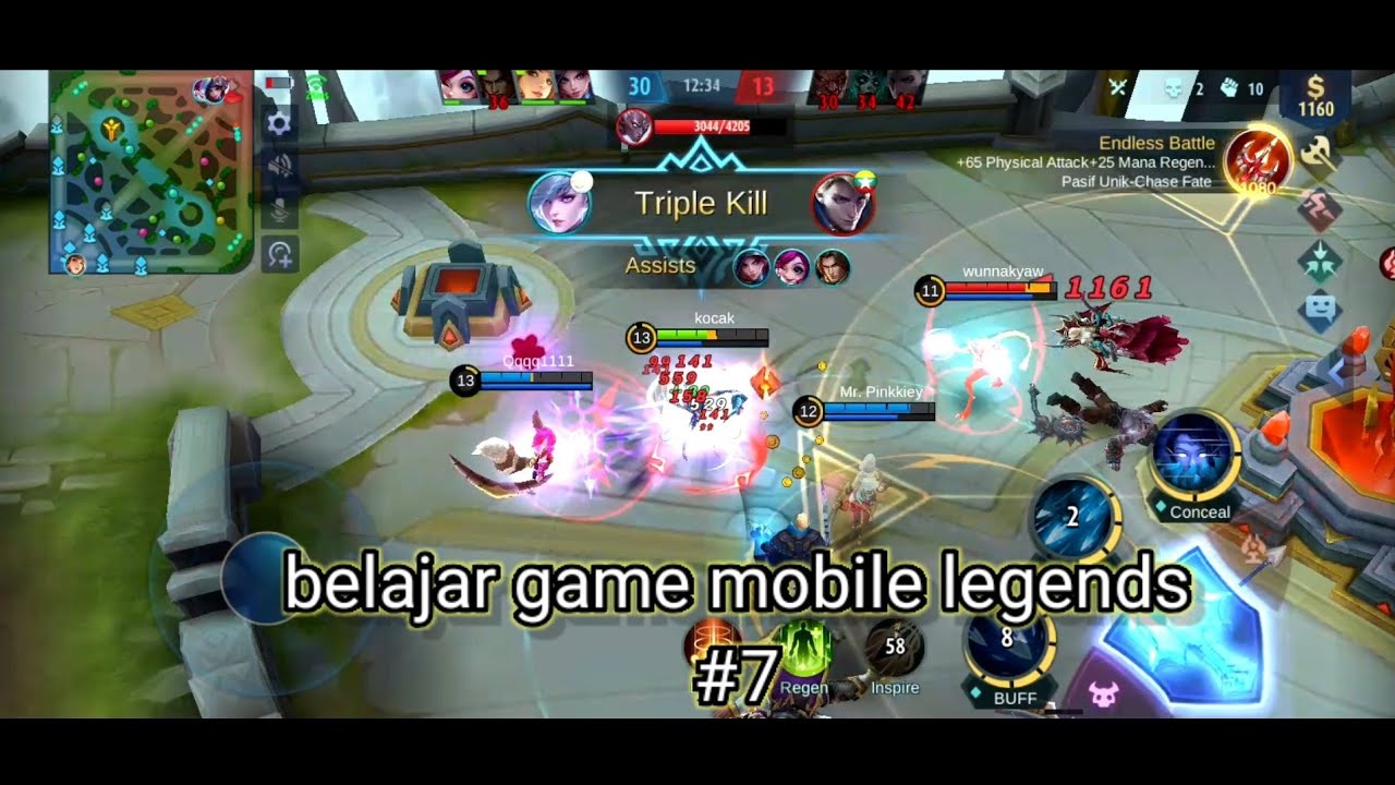 MOBILE LEGENDS : MIYA PUSH RANK ELITE 1 BELAJAR GAME 