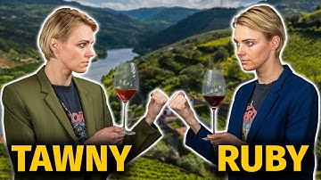 TAWNY vs RUBY Port Wines (Comparing & Tasting DOURO Valley Iconic Styles)