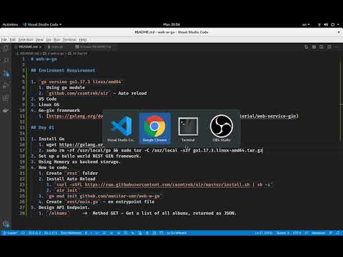 web with golang