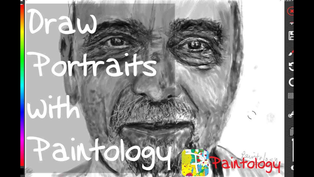 Paintology Portrait Drawing - Realistic Face photo pic