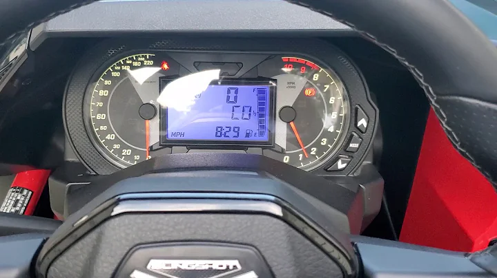 2020 SlingShot R Auto: Display Quick Guide