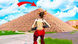 The BIGGEST PYRAMID EVER in Fortnite Battle Royale