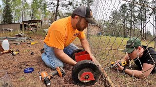 We Built a Chicken Tractor Out of Junk...