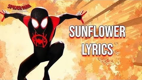 Sunflower song 🌌🌠SUNFLOWER LYRICS