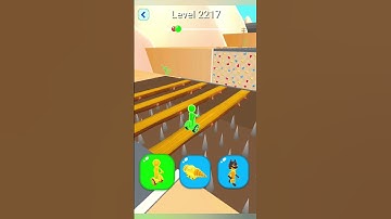 Shape shifting2 game level-2217  hyper casual game #shapeshifting  #gameplay #gaming #shortvideo