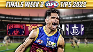 Finals Week 2 AFL Tips 2022