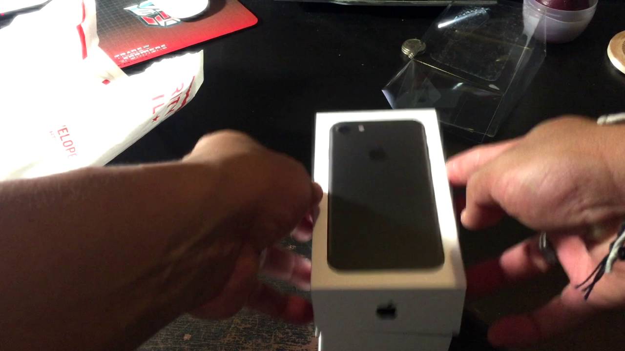 My iPhone 7 Matte Black 256GB UNBOXING