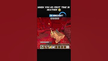 First Time Entering the Nether Be Like 🤣