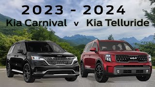 2023 Kia Carnival vs Kia Telluride