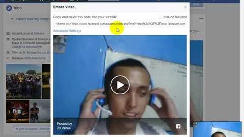 How to embed fb live video recording to your wordpress site