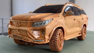 Wood Carving - 30 Days for Toyota Fortuner Legender - Woodworking Art #87 by Woodworking Art 636,588 views 1 year ago 5 minutes, 16 seconds