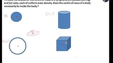 NCERT Class 11 Physics  Chapter7 Ex-7.1|System of Particles and rotational Motion Solution | ncert