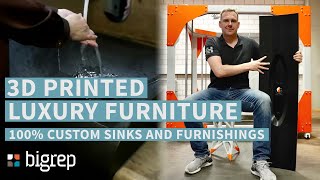 3D Printed Luxury Furniture! 100% Custom Sink and Furnishings