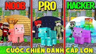 MINI GAME : CUỘC CHIẾN ĐÁNH CẮP LỢN NOOB Vs PRO ** NOOB KHINH THƯỜNG ĐỐI THỦ VÀ CÁI KẾT ??