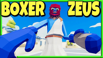 Thunder Punch! Boxer Zeus! vs Every Faction - TABS MODS Gameplay Unit Creator Update