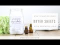 How to Make Natural Dryer Sheets | Reusable Dryer Sheets with Essential Oils