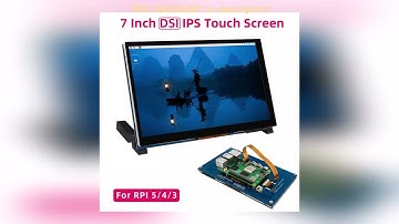 A must-have product! 7 Inch DSI Touch Screen for Raspberry Pi 5 4B 3B+ 3B IPS Display 800*480 LCD