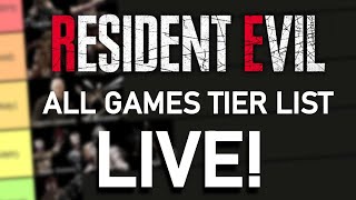 Resident Evil ALL GAMES Tier List! w/Chat / Some RE2 Ghost Survivors