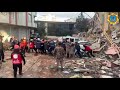 Спасатели МЧС РК разбирают завалы в районе Ибрахимили  в Турции