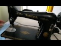 Sewing paper towels with a singer Model 66