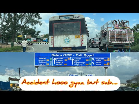 Accident hoo gya bich rastai mein 🥺 | Hyderabad To Naned | Day 16 P-2