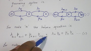 SINGLER SERVER INFINITE CAPACITYMARKOVIAN QUEUEING MODEL DERIVATION PART 1