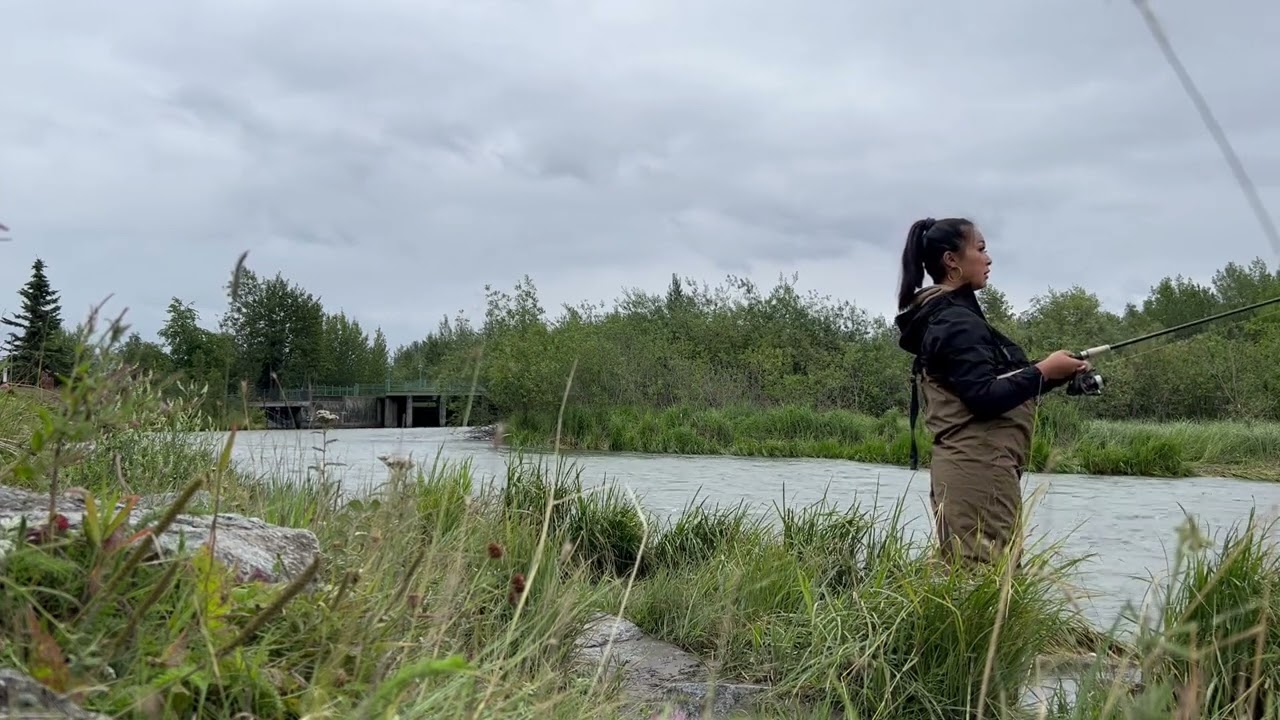 ASMR Sockeye Fishing at Ship Creek in Alaska