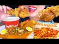 ASMR JOLLIBEE SPICY FRIED CHICKEN, NOODLES & MANGO PIE (MUKBANG) ASMR Phan