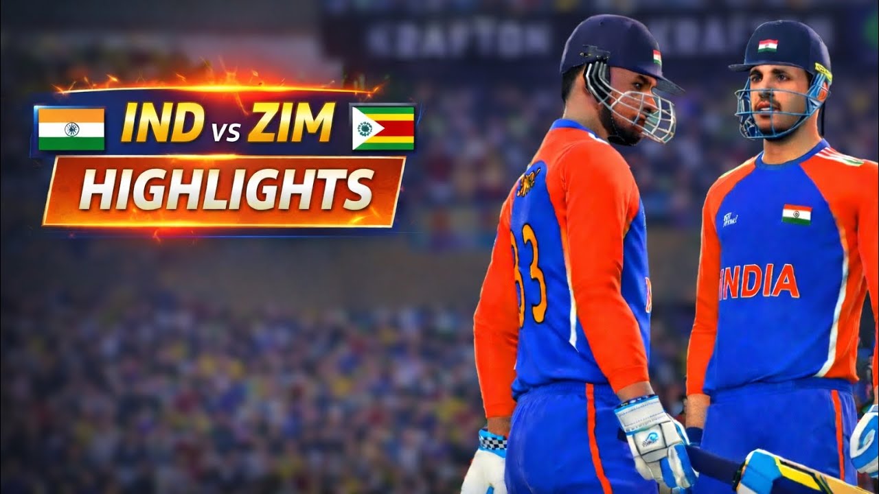 IND vs ZIM Match Super 8 🔥 | Real Cricket Game #thephantomng #indvszim #cricket #rc24 
