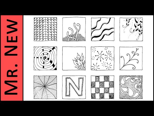 How to Get Started as a Zentangle Beginner – Tangle List