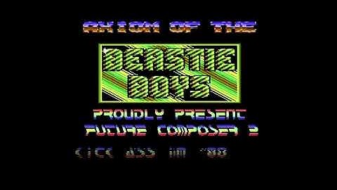 Commodore 64 demo: Beastie Boys - Future Composer 2 intro (1988)