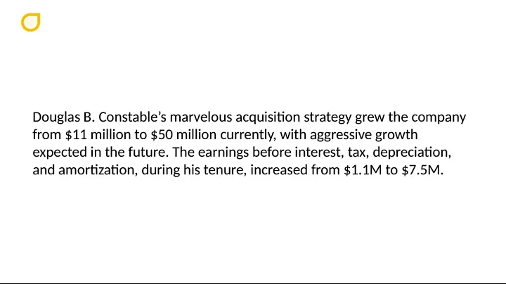 Douglas Benjamin Constable - CEO at Kruger Plastic...